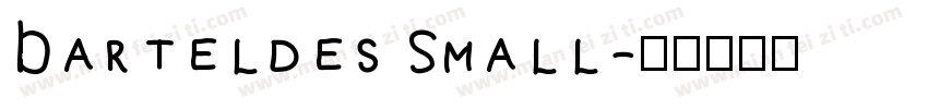 Barteldes Small字体转换